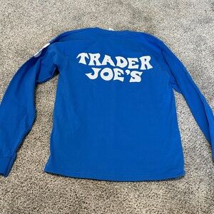 Trader Joe's Blue Long Sleeve Tee